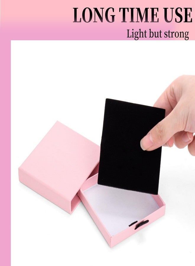 WRINGKIT 20 Pack Pink Jewelry Gift Boxes, Cardboard Jewelry Packaging Boxes with Lid and Black Sponge Lining, Small Empty Bracelet Gift Box Bulk for Earrings, Necklaces, Christmas, Valentine's Day - Image 5
